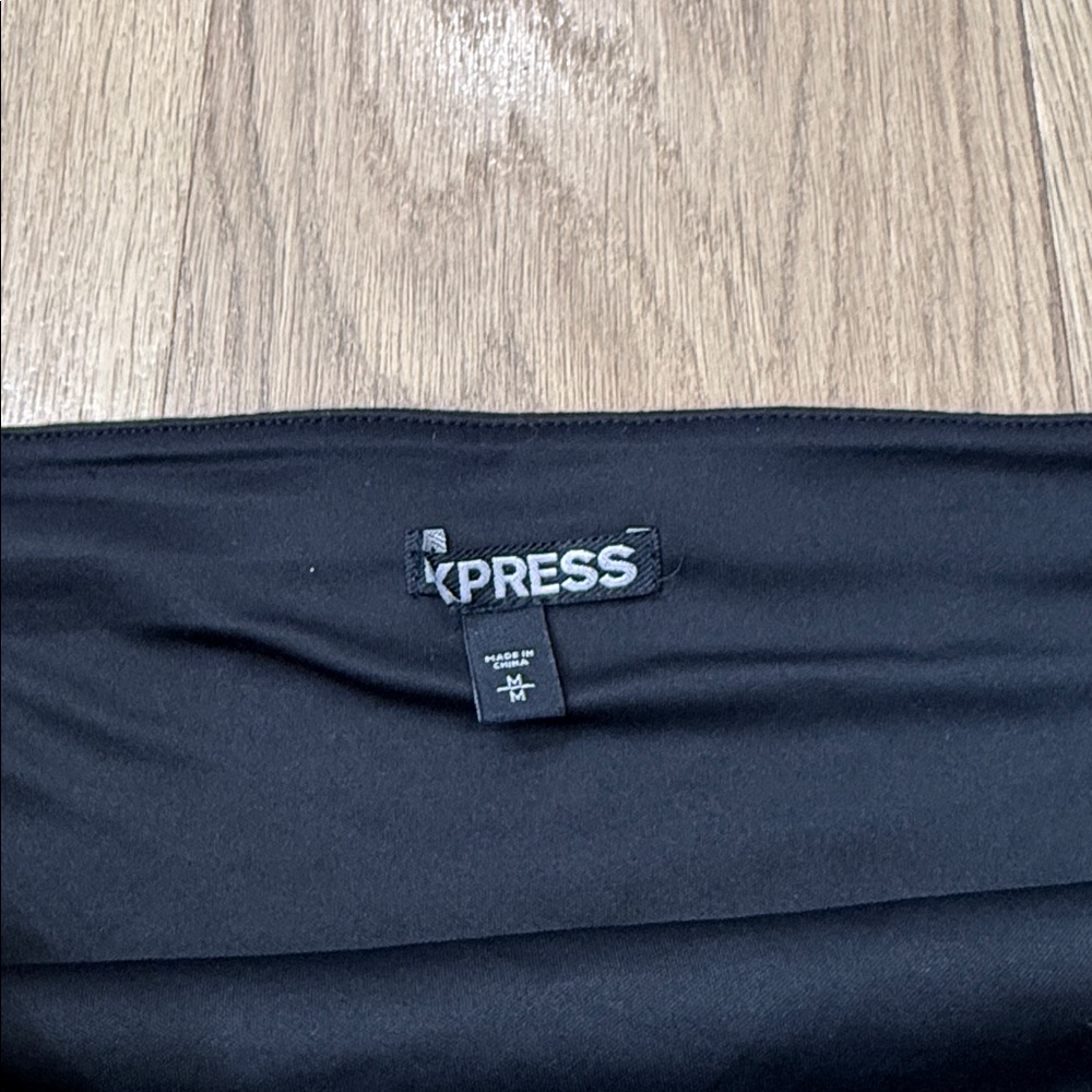 Express Aztec Black and Silver Patterned Mini Ski… - image 3